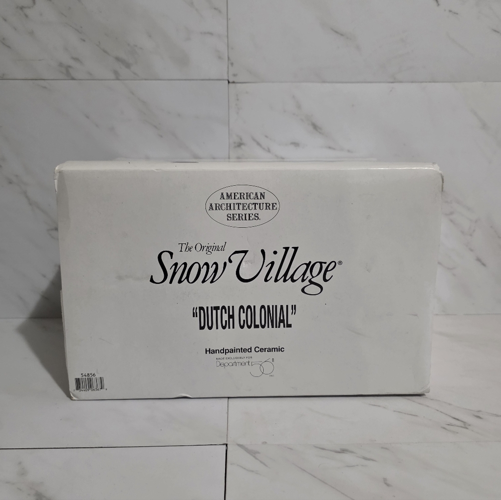 Dept. 56 Snow Village #54856 Dutch Colonial 1995 American Architectural Series